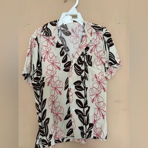 Boys Button Down Aloha Short Sleeve Shirt